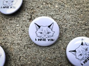 Grumpy Cat Pinback Button